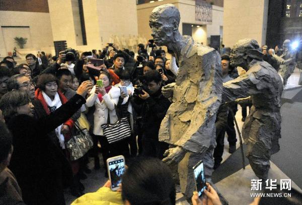 “塑魂鉴史”主题雕塑展亮相中国国家博物馆