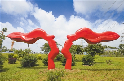 湛江市公园绿地新增40组雕塑小品